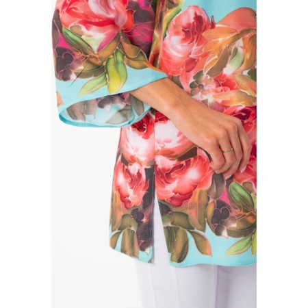 Female blouse, size 42, pink color-3