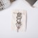 Invisibility for hair "Liberty" loops, 5.5 cm, silver