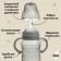 Bottle for feeding, wide throat Little World Collection, 270 ml., With handles