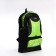A thyroid backpack with an increase in 55l, 5 external pockets, green color