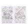 Training coloring for numbers and figures “for a boy”, size - 14.8 × 21 cm, 8 p.