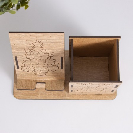 The desktop organizer "Snow Maiden" 18x12.5x9 cm (set of 8 parts)-4