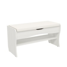 Банкетка Фьюжен, 900х370х470, Рамух белый