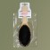 Comb with bristles, 22 × 7 cm, beige color/black