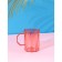 Mug Plastic Dolyana "Stained glass", 350 ml, red color