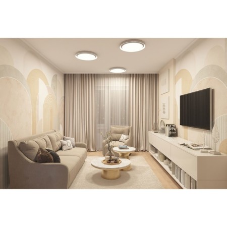 DK6516-WH PLATO Lumber, IP20, 50W, 3000-6500K, control panel, white, metal, Polyme-4