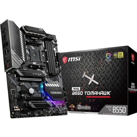 MSI MSI MAG B550 Tomahawk Max WiFi SOC-am4 AMD B550 4XDDR4 ATX AC`97 8ch (7.1) 100448-4