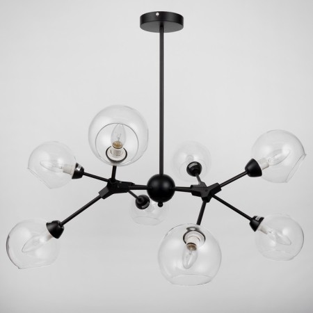 Causteen 99801/8 8x40W E14, Black/Transparent 89x89x62 cm-3