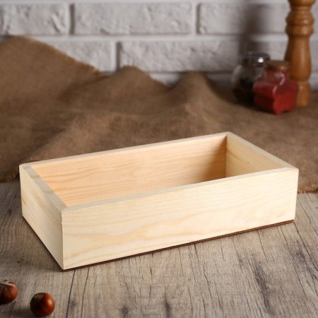 Wooden napkin, without covering, 24 × 11 × 7 cm