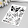 Tattoo on the body "Butterfly h/b" 10x15 cm