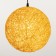 Lamp Bayerlux rattan 1he27 15W yellow 30x30x130 cm