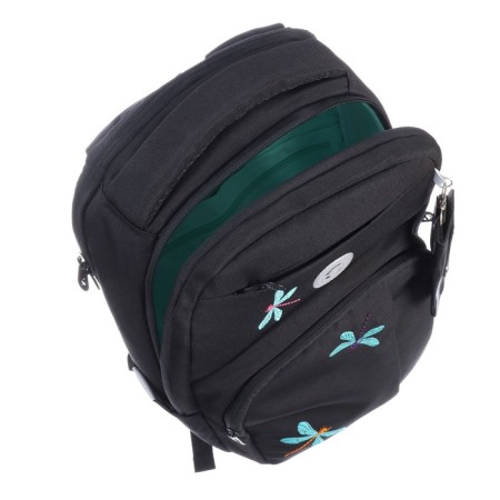 Youth backpack 43 x 27.5 x 16 cm, Grizzly, ergonomic back, laptop compartment, black-13