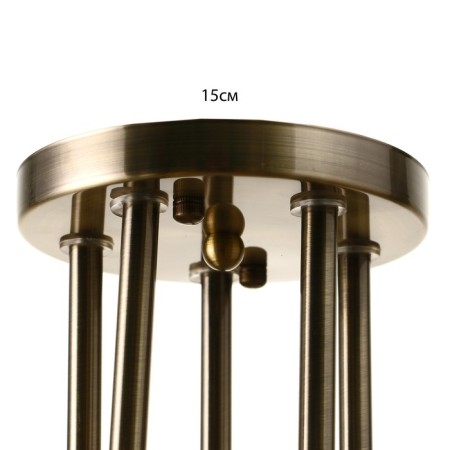 Люстра "Аста" 5хЕ27 40Вт бронза 65х65х26 см BayerLux-5
