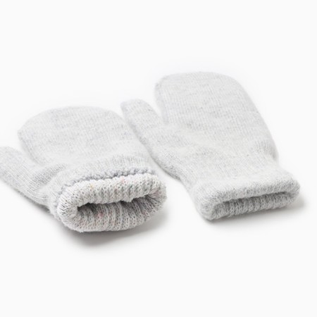 Women's mittens, gray color, size 20-2