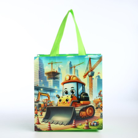 Bag children Tractor, 23*12*25, Department without lightning, Green-1
