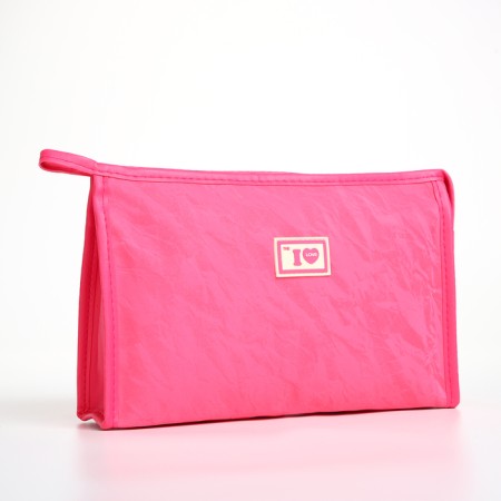Lightning cosmetic bag, raspberry color