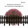 Decorative fence, 35 × 210 cm, 5 sections, plastic, brown, RENESSANS, GREENGO