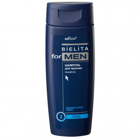 Hair shampoo Bielita for Men, for all hair types, 250 ml