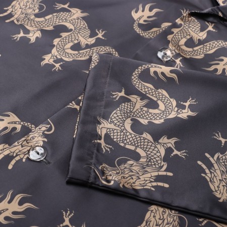 Female pajamas (shirt and trousers) KAFTAN "Dragon", size 48-50, graphite-10