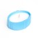 Candle "Oval" in a candlestick with narrow faces, 9x6.5x4cm, blue