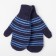 Mittens for the boy double, blue/blue, size 16