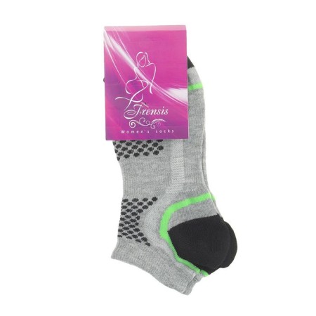 Women's socks, color light gray size 23-25-2