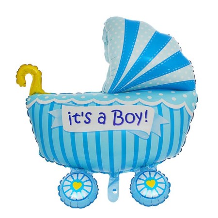 Foil ball 40 "" Baby stroller ", blue color