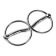 Radio for a horse with a solid gnawing with a rise, the distance between the rings is 140 mm