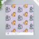 Scrapbooking paper bilateral "cats" density 180 g 15.5x17 cm