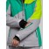 Ski costume female winter, size 44, light color