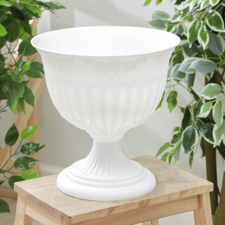 Street Kashpo "Angara", 12 l, white color