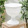 Street Kashpo "Angara", 12 l, white color