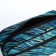 Cosmetic bag with lightning, blue/black color
