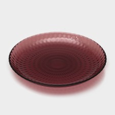 Dessert glass plate 