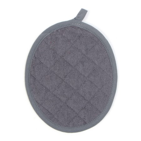 Set of kitchen Ethel, Gray color: mittens 33x17 cm, take 24x19 cm, cotton, mahra-1
