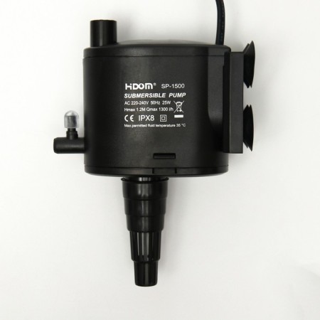 Pump Hidom SP-1500, 1300 l/h, 25 W, multi-functional 3 V 1