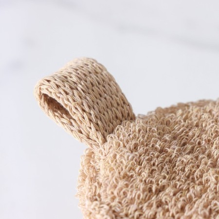 Mocepel for body of cotton and jute, 14 × 10 cm-5