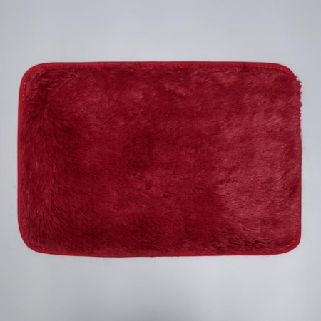 Bath and toilet rug “fluffy”, 40 × 60 cm, burgundy color-4