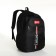 Youth backpack with lightning, 4 pockets, black/red color