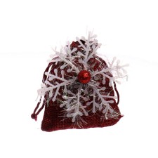 Snowflake gift bag, size: 9 × 7 cm, mix color