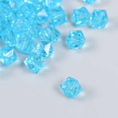 Busins ​​Plastic "Crystal Multicapon. Blue" Transparent set of 20 g 1x1x1 cm-1