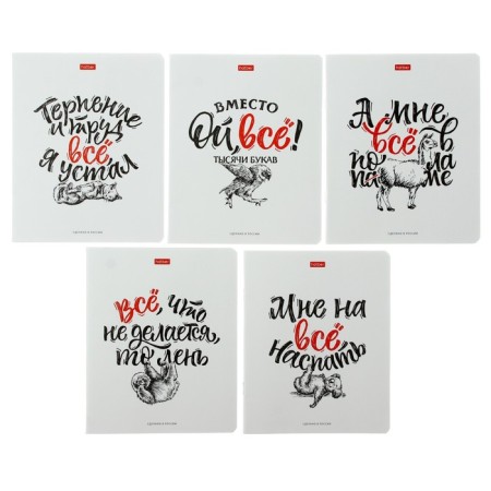 Notebook of 48 sheets in the cage "Oh, everything!", Cover coated cardboard, mix