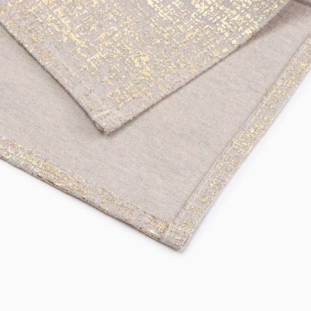 Set of napkins Ethel gold 2 pcs. 45*45 cm, 100% p/e, 180g/m2-2