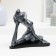 Figure "Frog Yoga on Twine" 16x21x11cm, silver