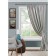 Curtain on Morze braid, size 200x270 cm