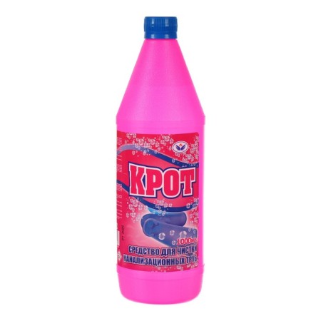 Remedy for cleaning sewer pipes "Mole", 1000 ml