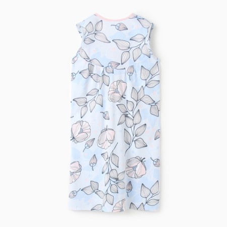 Night shirt female, the color is gray-blue, rr 50-3