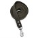 Canvas leash 7 m x 3.5 cm, dark green