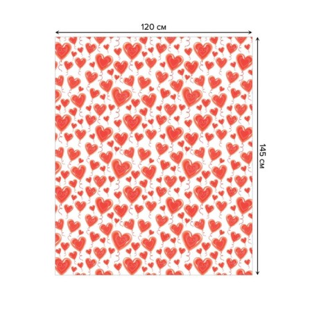 The tablecloth on the table “Shar”, rectangular, Saten, size 120x145 cm-1