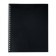 Notebook of 48 sheets in a cage, on the crest of Metallic "Black", Bumvinyl